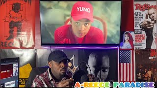 AReece  Paradise Official Music Video Reaction 🔥🔊🇿🇦 [upl. by Cristy]