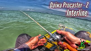 FIELD TESTING  Rod Daiwa Procaster  Z Interline Kayak Fishing Melaka [upl. by Sumer966]