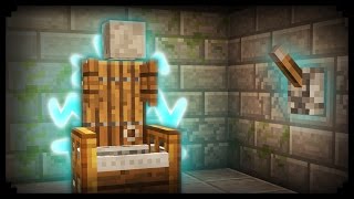 ✔ Minecraft How to make a Working Electric Chair [upl. by Llenwahs260]