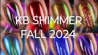 KB Shimmer Its Fall Good Collection  Review amp Swatches  BitsOfPolish [upl. by Fording]