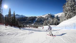 Nuova pista Malghette nella skiarea FolgaridaMarilleva [upl. by Dnumsed]