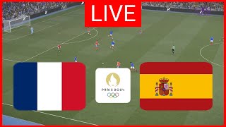 🔴EN DIRECT  FRANCE vs ESPAGNE I FINALE JEUX OLYMPIQUES DE PARIS 2024  MATCH LIVE EFOOTBALL PES 21 [upl. by Eecart21]