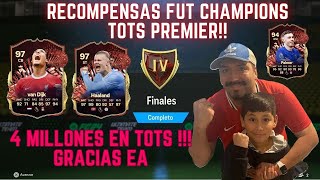 RECOMPENSAS FUT CHAMPIONS TOTS PREMIER LEAGUE 😍 4 MILLONES EN TOTS 🤔 ROJITOS  EA SSPORTS FC 24 [upl. by Nylyahs250]