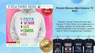 Person Woman Man Camera TV Shirt [upl. by Anatlus115]