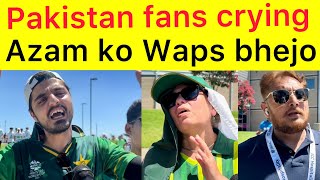 USA Beat Pakistan 🛑 Pak fans crying 😢 over heavy loss vs USA in ICC T20 World Cup 2024 [upl. by Malvin]