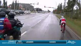 Tour of Alberta 2015 Stage 5 Highlights [upl. by Htessil]