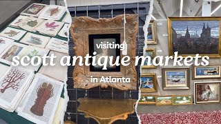 The BIGGEST Vintage amp Antique Market in Atlanta  SCOTT ANTIQUE MARKETS [upl. by Kareem288]