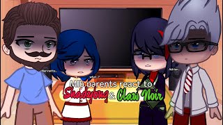 MLB PARENTS REACT TO SHADYBUG AND CLAW NOIR [upl. by Ardelia]