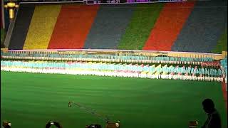 Arirang Mass Games at Rungrado May Day Stadium in Pyongyang North Korea 2008 [upl. by Anaihr]