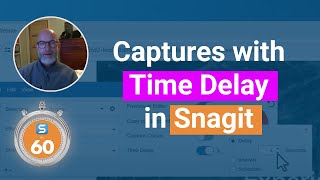 Capture Information in Collapsed Menus with Delayed Capture  Snagit in 60 Seconds [upl. by Siuqram]