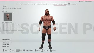 How to create Triple H ‘03‘98 in WWE 2K19 [upl. by Skerl]