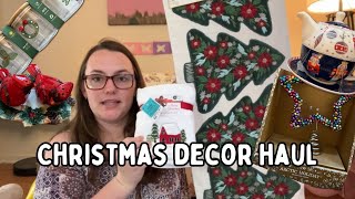 HUGE Christmas decor haul Homegoods Marshall’s Ross TJ Maxx thrifting [upl. by Neik]