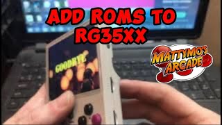 How to Add Game ROMs to the Anbernic RG35XX [upl. by Dnomder]