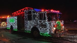 2016 NesconsetNY Fire Department Santa Claus Parade 121716 [upl. by Anale]