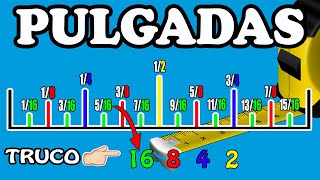 COMO UTILIZAR LAS PULGADAS [upl. by Llesig289]