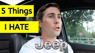 5 Things I HATE  Jeep Grand Cherokee Summit [upl. by Akcira]