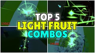 Top 5 New Best Light Combos  Blox Fruits Update 20 [upl. by Towbin]