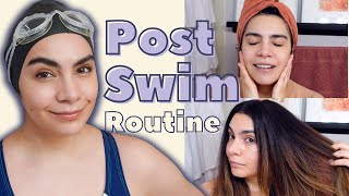 PostSwim Skin amp Hair Care Routine [upl. by Aneehta]