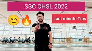 SSC CHSL 2022 Tier2 Last minute tips Best wishes 🔥 [upl. by Bianchi]