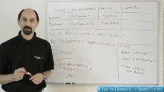 Lesson 4 Tips for Firewall Rule Recertification [upl. by Quince459]