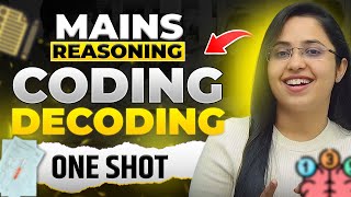 MAINS REASONING CODING DECODING for All Banking Exams  CODING DECODING One Shot  Smriti Sethi [upl. by Greenwald]