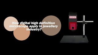 How Digital High Definition Microscope Apply in Jewellery Industry [upl. by Oberon]