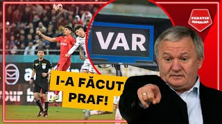 “INFATUATI” Adrian Porumboiu DA DE PAMANT cu ARBITRII de la VAR  FCSB  Rapid 22 [upl. by Reste]