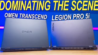 Lenovo Legion Pro 5i vs HP Omen Transcend Gaming Laptop for Creators Comparison [upl. by Bodkin]