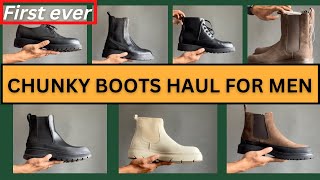 Ultimate Zara amp HampM CHUNKY BOOTS Haul ever on youtube Zara Boots HampM boots Best boots India [upl. by Aikas]