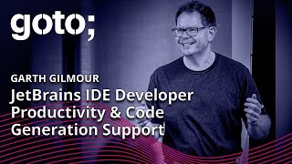 JetBrains IDE Developer Productivity amp Code Generation Support • Garth Gilmour • GOTO 2024 [upl. by Porush]