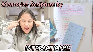 How to Memorize Bible Verses Using Scripture Writing  Scripture Memorization for Beginners [upl. by Toy]