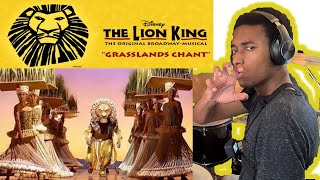 Grasslands Chant Drum Cover  The Lion King  BroadwayWest End  SoundtrackLive Recording  Song [upl. by Heath]