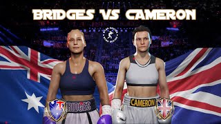 Ebanie Bridges vs Chantelle Cameron Full Fight  WCBA Fight Card [upl. by Biggs]