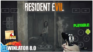 Resident Evil 7 Android Gameplay Winlator 80  Tested on Snapdragon 845  Settings [upl. by Brubaker]