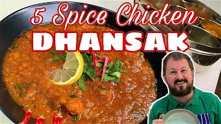 5 Spice Chicken DHANSAK  Als Kitchen  INDIAN RESTAURANT CURRY made simple at home [upl. by Eleumas703]