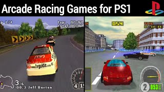 Top 10 Best Racing Arcade Games for PS1 [upl. by Ynej577]