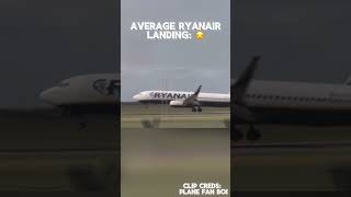 Most Ryanair Landings Vs That ONE landing Clip Creds PLANEFANBOIHOME  DailyDoseofAviation [upl. by Amarette]