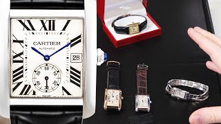 Cartier Tank Collection REVIEW [upl. by Ffilc]