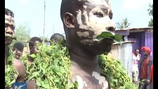 Homowo the hunger hooting festival in Ghana [upl. by Savory801]