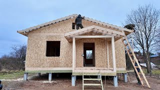 Inexpensive house in 10 days Full construction process [upl. by Ahseined]