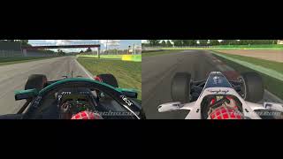 iRacing  Williams FW31 vs Mercedes W12  Hotlap Comparison [upl. by Nnylhsa]