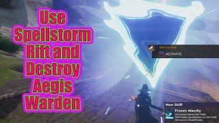 Use Spellstorm Rift and Destroy Aegis Warden  Spellstorm Slaying  Spellbreak Story Quest Season 3 [upl. by Weinshienk]