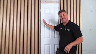 How to Create a Hidden Door with Wood Panelling  Trepanel [upl. by Allehc726]