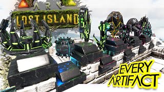 ALL Artifacts on ARK Lost Island Guide [upl. by Anaeirb]