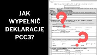 PCC sprzedaż auta PCC zakup auta Wzór PCC3 [upl. by Eilerua]