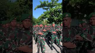 derap langkah kaki yang begitu indah 👍👍🫡🫡🇮🇩🇮🇩army tniaddefile [upl. by Annawak869]