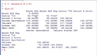 Computing with R  The quotdistquot function [upl. by Ilahsiav]