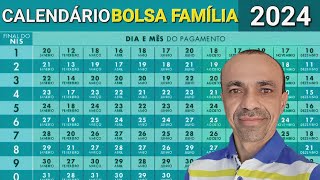 CALENDÁRIO BOLSA FAMÍLIA 2024 JÁ TEM DATAVPRA SER LIBERADA [upl. by Neelhsa]