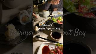 Morimoto  Fairmont Taghazout Bay  Sushi  Date Night  Morocco  Agadir [upl. by Adile]