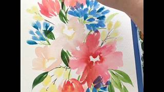 Watercolor Painting Video Tutorial by Jenna Rainey [upl. by Nidak161]